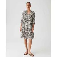 OPUS Minikleid WALARI Regular mit femininen Volantstufen
