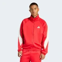 adidas Sportswear Trainingsjacke STADIUM aus Polyester und Baumwolle, mit Rollkragen, lockere Passform