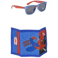 Spiderman Brieftasche Jungen Kinder Set Sonnenbrille Portemonnaie