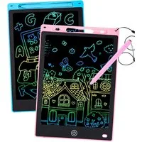 SinLaw Zaubertafel 2 Stück LCD Schreibtafel, buntes Doodle Board für Kinder, (1-tlg), 12-Zoll-Bildschirm