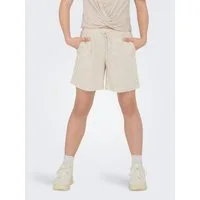 KIDS ONLY Shorts KOGSIESTA PULL-UP LINEN BLEND SHORTS PNT in Leinenoptik