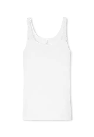 SCHIESSER - Trägertop weiss - Gr. - 46