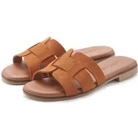 LASCANA Mule, Sandale, offener Schuh, Sommerschuh, Pantolette aus hochwertigem Leder