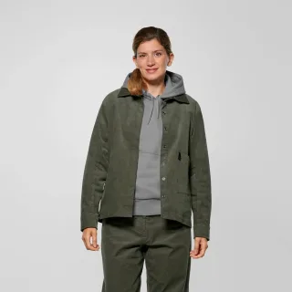 SALEWA - Fanes Cord Overshirt Damen - Grün (Gr.42)