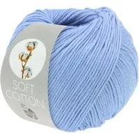 LANA GROSSA SOFT COTTON Häkelwolle, 140 m (weiches, vielseitiges Garn für höchsten Tragekomfort), 50 g