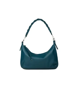 Giulia Monti Schultertasche Dunkelblaugrün