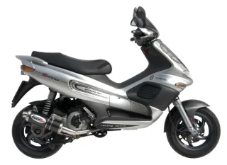 Sport Auspuff MIVV GP Steel Black Gilera Runner 200 Bj. 2003-2004 Typ: M24 +ABE