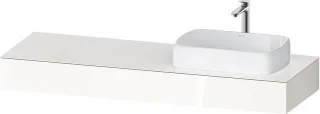 Duravit Qatego Konsole Weiß Hochglanz 1600x550x170 mm - QA4807022220000 QA4807022220000