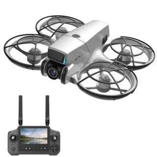 ZHRC GT9 WiFi FPV with 4.3inch LCD Screen Controller HD Dual Camera Electrically Adjustable Optical Flow Hover Automatic