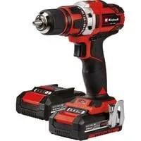 Power X-Change Akku-Bohrschrauber TE-CD 18/40-1 Li, 18Volt rot/schwarz, 2x Li-Ion-Akku 1,5Ah, im Koffer