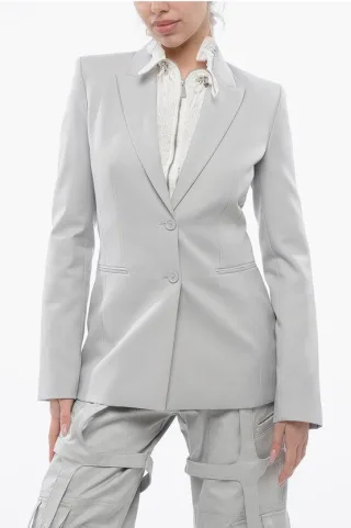 CORPORATE TECH Slim Fit Blazer mit steigendem Revers in Grau