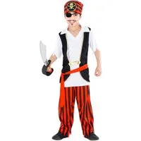 dressforfun Piraten-Kostüm Jungenkostüm Captain Messerjockel, Bequeme Jersey-Stretch-Hose mit Gummizug