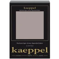 Kaeppel Spannbettlaken Single Jersey Mako Cotton, Jersey, Gummizug: rundum, (1 Stück), Bettlaken aus 100% Baumwolle