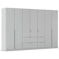 OTTO home Drehtürenschrank Kleiderschrank Schrank Garderobe AGORDO mit Dekor- oder Hochglanzfront (in zwei Griff-Farben, Breite 315 cm) mit Außenschubkästen, Serie in 7 Breiten und 2 Höhen MADE IN GERMANY