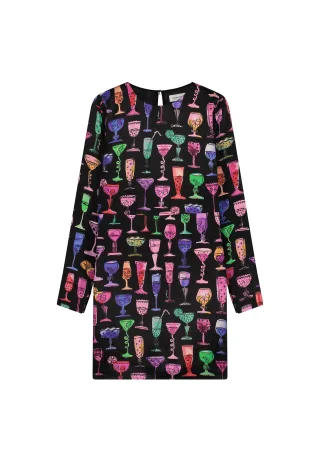 Fabienne Chapot - Margarita Dress black/disco red - Gr. - 42