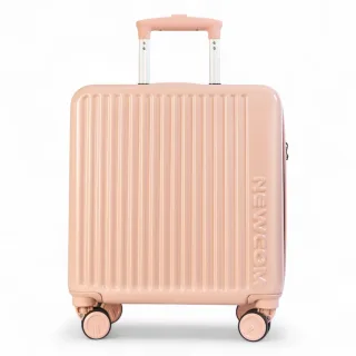 Hartschalen-Kabinenkoffer, 44 x 22 x 38 cm, Rosa, TSA-sicher, geeignet für Easyjet, Ryanair