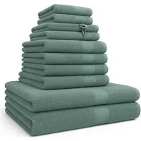 Betz Handtuch Premium Handtuch-Set Handtücher 12-tlg –hohe Grammatur, 100% Baumwolle (Set, 12-St), Duschtücher, Handtücher, Gästetücher & Waschhandschuhe