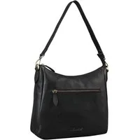 Benthill Handtasche Damen Echt Leder Umhängetasche Schultertasche Ledertasche Vintage Bag, Reißverschlussfach