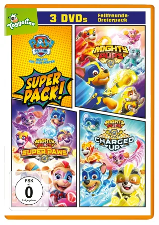 Paw Patrol - Mighty Pups - 3er Pack (DVD)