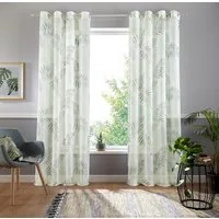 OTTO home Gardine Paula (1 St), Ösen, halbtransparent, Voile, Halbtransparent, Voile, Polyester