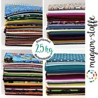 MAGAM-Stoffe Stoff "Stoffpaket", Stoffreste Paket Set Patchwork Baumwollstoff Kinderstoff