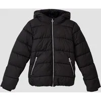 s.Oliver Winterjacke Outdoor-Jacke Wattierte Steppjacke mit Plüsch- und Fleecefutter
