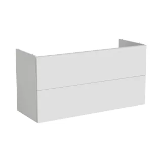 VitrA New Metropole Pure Waschtischunterschrank mit 2 Vollauszügen 118 x 45 x 60 cm Matt,67401 67401