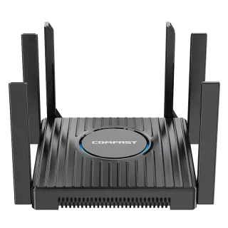 COMFAST CF-WR673BE WiFi 7 Router 3570Mbps Dual Band 2.5G Port Quad Core Qualcomms Chip 6 Antennas High Power Signal Pene