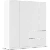 rauch Drehtürenschrank Kleiderschrank Schrank Garderobe Wäscheschrank Schlafzimmer JOEL (in 3 verschiedenen Ausstattungen BASIC/CLASSIC/PREMIUM) mit zwei Schubladen, mit Push-to-Open Funktion MADE IN GERMANY