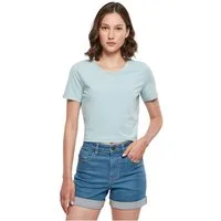 urbandreamz T-Shirt Damen Kurzarm Rundhals Cropped Tee Bauchfrei Shirt