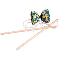 Mister Babache Spiel Diabolo Arlequino, Mittleres Diabolo für Anfänger und Fortgeschrittene