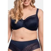 Ulla Dessous Bügel-BH Lynn (1-tlg) Bügel-BH - Stützend - Gemoldete Cups mit seitlicher Spitzenblende