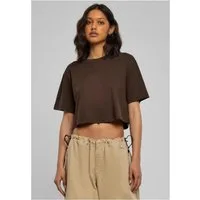 URBAN CLASSICS Rundhalsshirt Damen Short Oversized T-Shirt