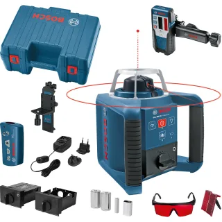 Bosch Rotationslaser GRL 300 HV, mit RC 1, WM 4 und LR 1 - 0601061501