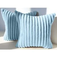 Amilian Kissenbezüge 2er Set - Dekokissenbezug - Kissenhüllen - Zierkissenbezüge, (2 Stück), (40x40 cm) Kissenbezug für Sofa, Dekokissen, Kissen, Zierkissen