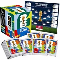 Athlejoy Sticker Fußball WM 2026 Sammelsticker Set - inkl. Spielplan, Panini Sticker