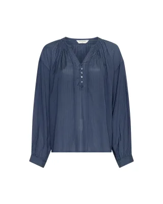 msch copenhagen - MSCHGabrielle Top vintage indigo - Gr. - XS/S