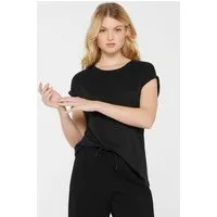 SENSES.THE LABEL Rundhalsshirt mit überschnittenen Schultern