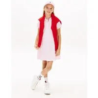 Tommy Hilfiger Polokleid PLEATED POLO DRESS SHORT SLEEVE Kinder bis 16 Jahre, regular fit
