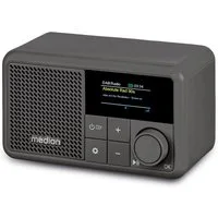 Medion® Tragbares DAB+ Radio MEDION® LIFE® S66822 (MD44822) Radio (MW/UKW, AM/FM, DAB+, RDS, 2 W, ca. 6,5 Akkulaufzeit, Farb-TFT-Display, Bluetooth® 5.3, IPX1-Schutz)