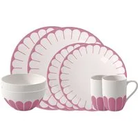 Villeroy & Boch Geschirr-Set (8-tlg), 2 Personen, Porzellan, Premium Porcelain, mikrow.- & spülm.sicher, Made in Germany