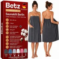 Betz Kilt Frottee Saunakilt BERLIN mit Knöpfen für Damen 420 g/m², Baumwolle