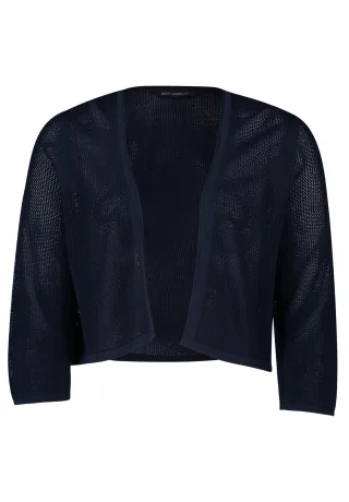 Betty Barclay - Sommer-Strickjacke dunkelblau - Gr. - 48