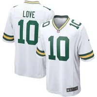 Nike Footballtrikot Nike Trikot Green Bay Packers NFL Road Game Jersey Love 10