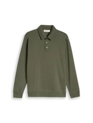 Denim Tom Tailor - Sweatshirt mit Polokragen urban olive green - Gr. - XXL