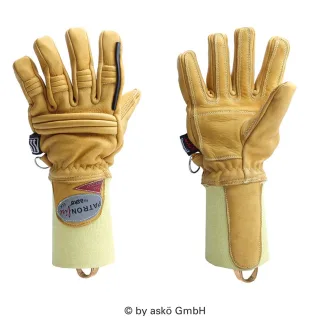 Brandhandschuh Fire Action Elch askö | Gelb | Strickbund | EN659:2008 | Nässesperre | direkte Feuerbekämpfung | Innenangriff | Innenfutter 100% Kevlar 7