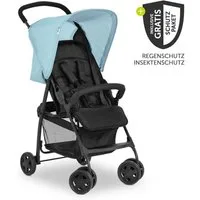Hauck Kinder-Buggy Buggy - Blue, Reisebuggy nur 5,9 kg mit Liegeposition, Einhand-Faltung & Zubehör