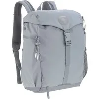 LÄSSIG Wickelrucksack Green Label, Outdoor, Grey, PETA-approved vegan, zum Teil aus recyceltem Material