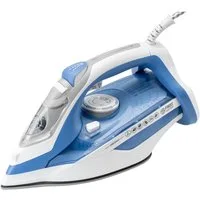 TZS FIRST AUSTRIA Dampfbügeleisen 2600W, Keramiksohle, 91 Düsen, 35g/min, 1g Dampfstoß, Blau, 2600 W, Bügeleisen mit Antikalk, Tropfschutz, Vertikaldampf, 450ml Wassertank