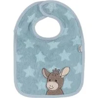 Sterntaler® Lätzchen Klettlätzchen, Emmi Frottee, mittelblau